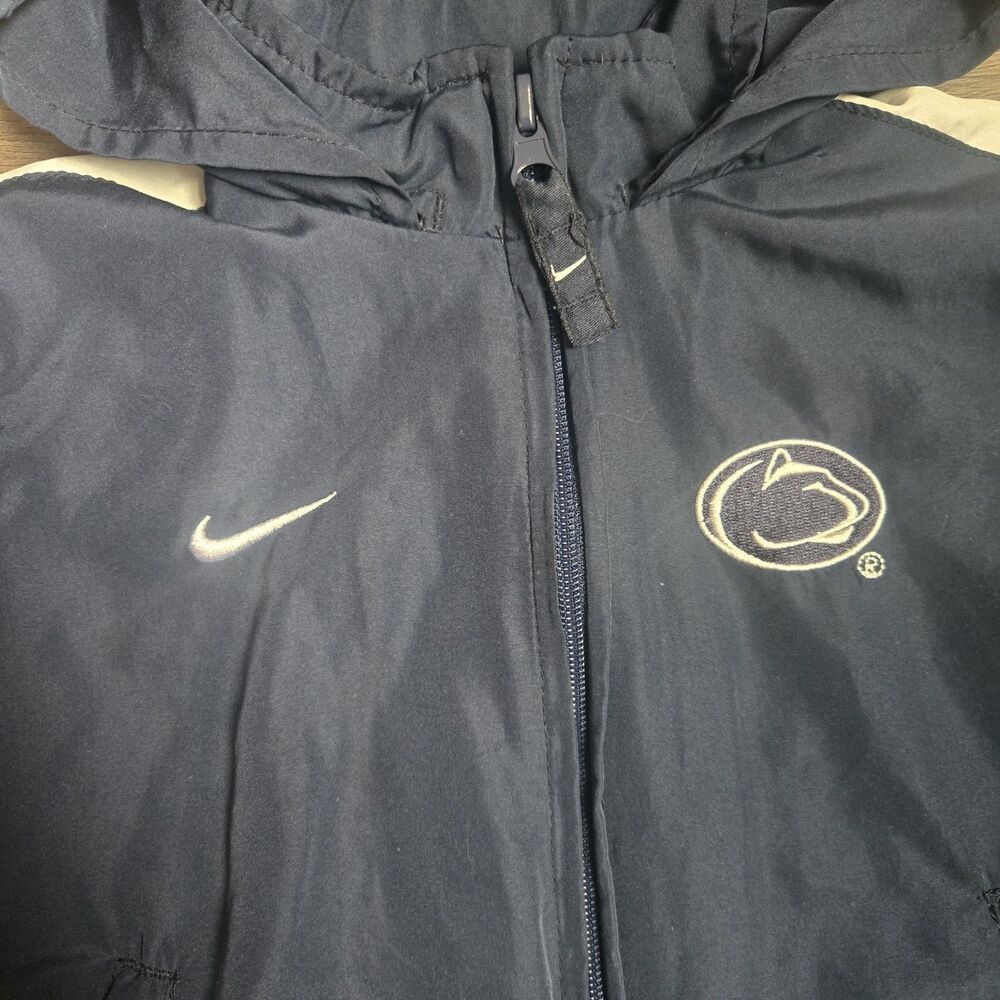 Nike Penn State Nittany Lions Infant 12M Windbreaker Jacket Stowaway Hood PSU - Picture 2 of 11